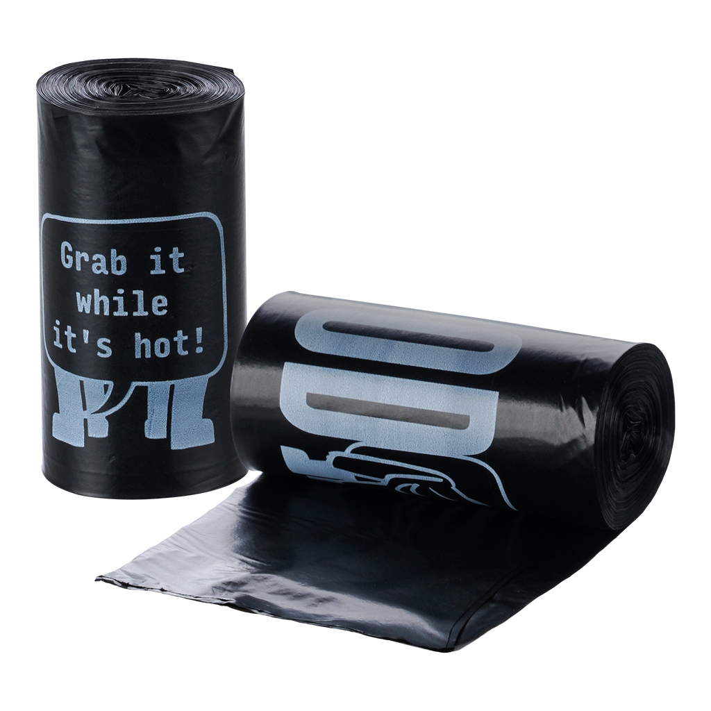 GOODSH!T Dog Waste Bags, 8-pack Box, 80% Recycled Material