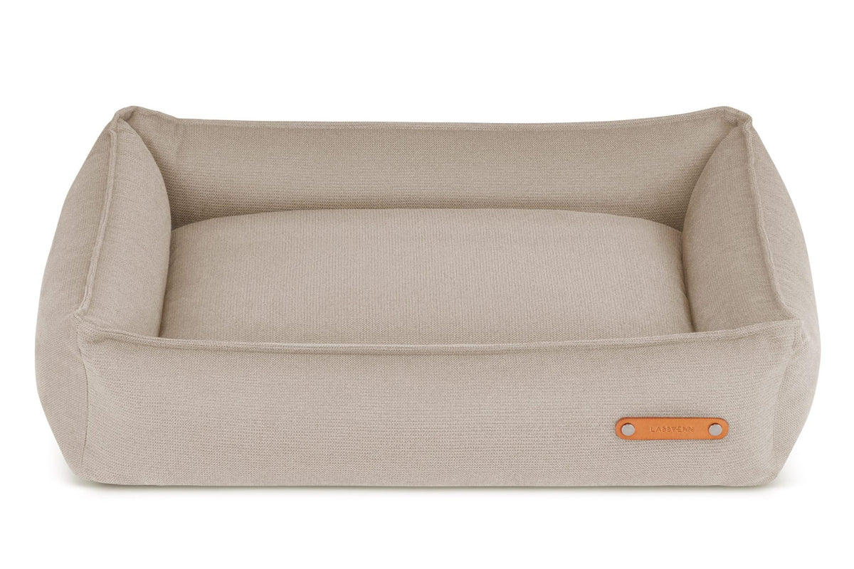 Labbvenn Bosca Dog Bed — Beige