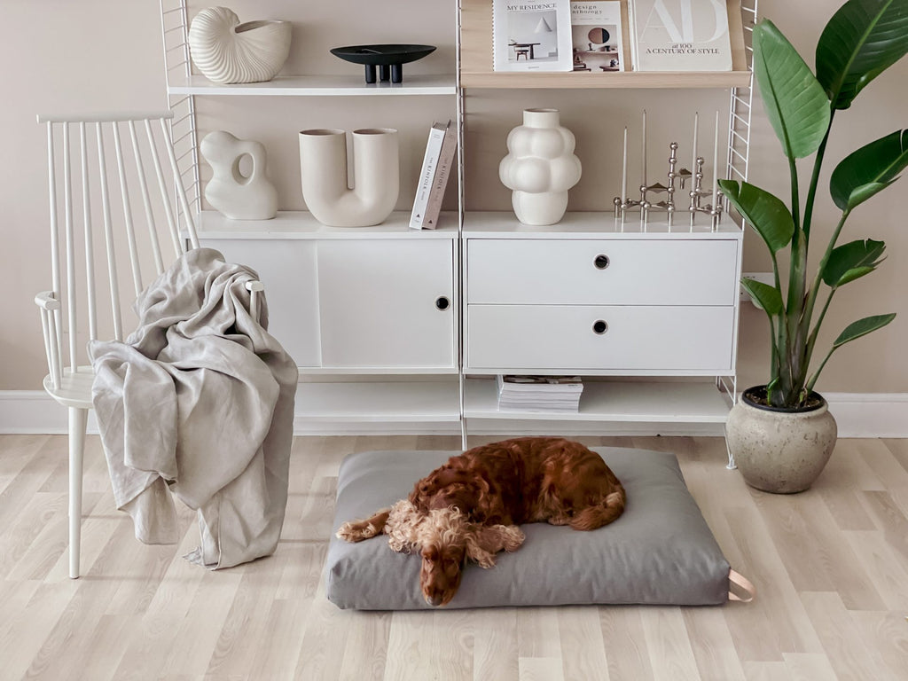 Labbvenn Kiima Dog Cushion- Dark Grey