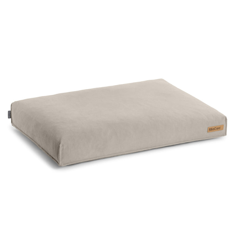 MiaCara Comodo Dog Cushion — Greige