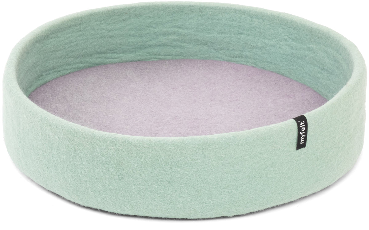myfelt Fine Dog Basket — Turquoise / Lavender / 60 cm