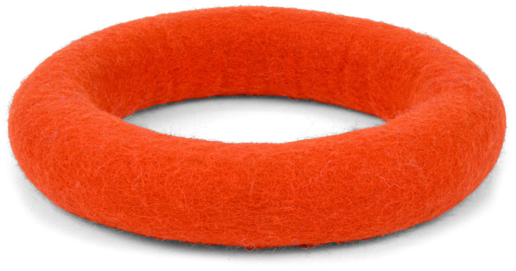 myfelt Mats Dog Toy - Ring — Red Orange