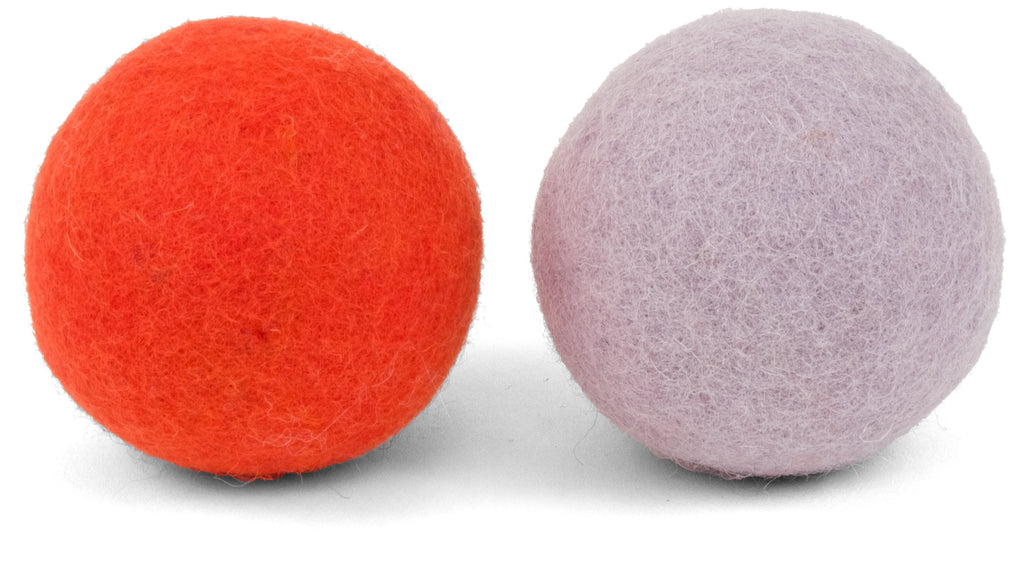 myfelt Mats & Marla Ball Set — Red Orange / Lavender