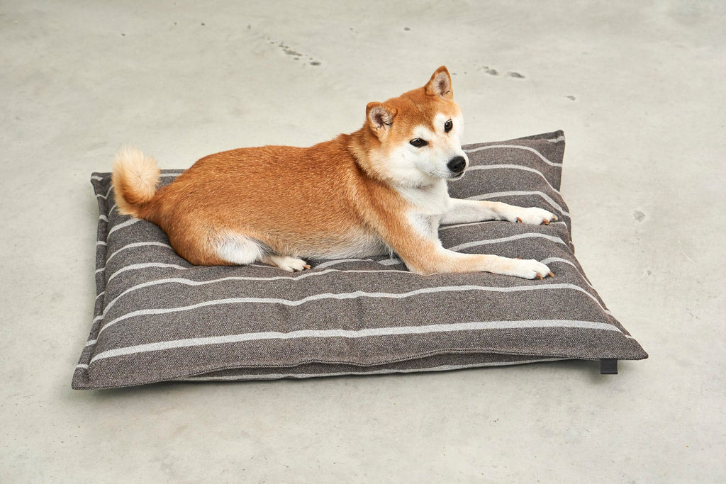 MiaCara Riga striped dog cushion