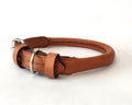 Chunky Rolled Leather Collar