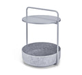 MiaCara Tavolino side table — Concrete