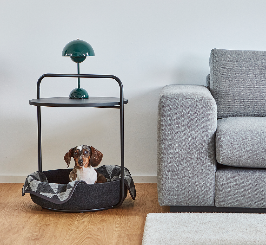 MiaCara Tavolino side table — Concrete